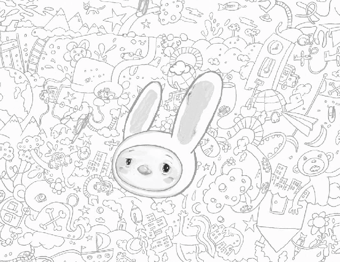 Coloring Page for Bedtime for Tad