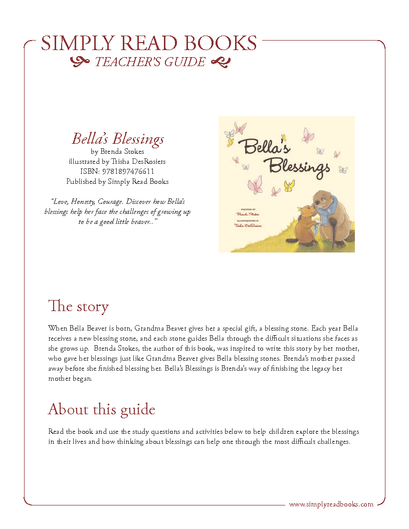 Bella's Blessing Teacher's Guide