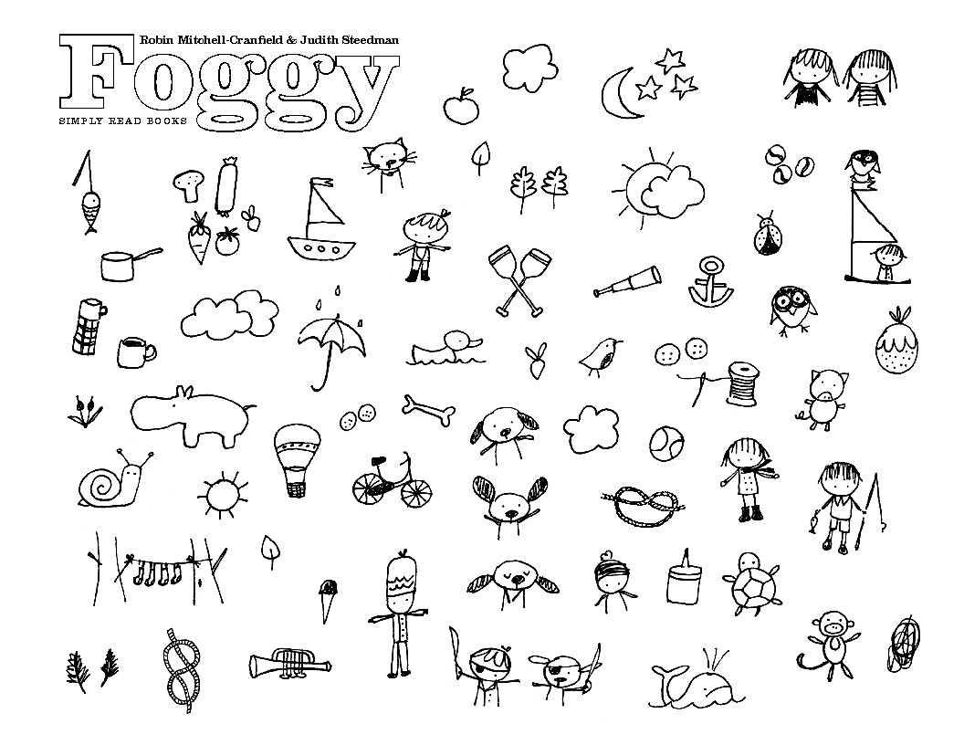 Activity Foggy Coloring Page